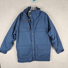 Woolrich Chore Cappotto Giacca Uomo Manica Lunga Lavoro Militare Cargo Snap Zip