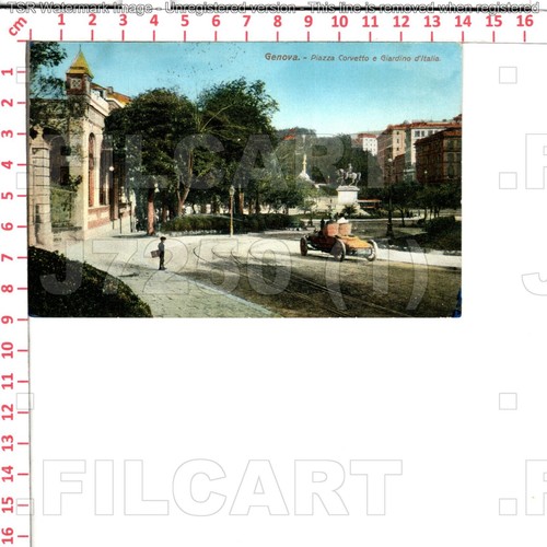 J7250 genova citta 1913 piazza - j7250,