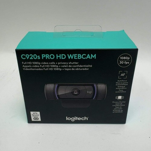 Nuova webcam logitech c920s - nuova,