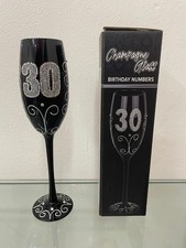 FLUTE IN VETRO NERO ETA’ 30