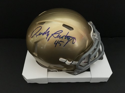 Rudy ruettiger autografo notre - ruettiger,