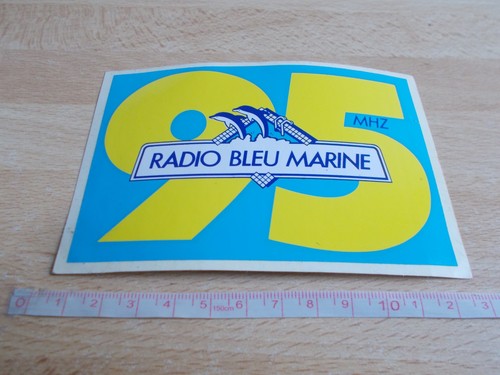 Adesivo radio blu marino - radio,