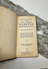 1934 Vintage Vest Webster