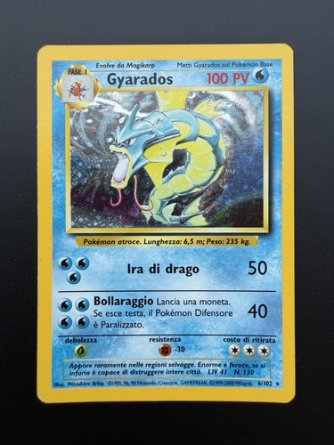 Gyarados 102 holo - gyarados, 6/102