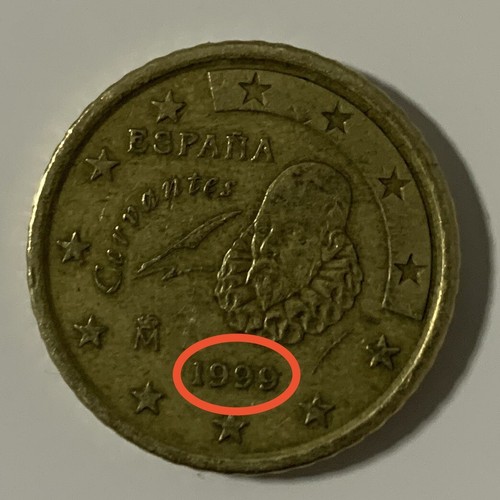 Moneta rara 50cent espana - rara,
