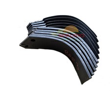 KIT 10 ZAPPETTA FRESA BREVIGLIERI 70x6 mm Inter. 40 mm Foro 12,5 mm  5dx-5sx