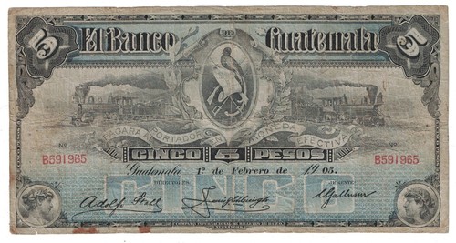 Guatemala banconota da - guatemala,