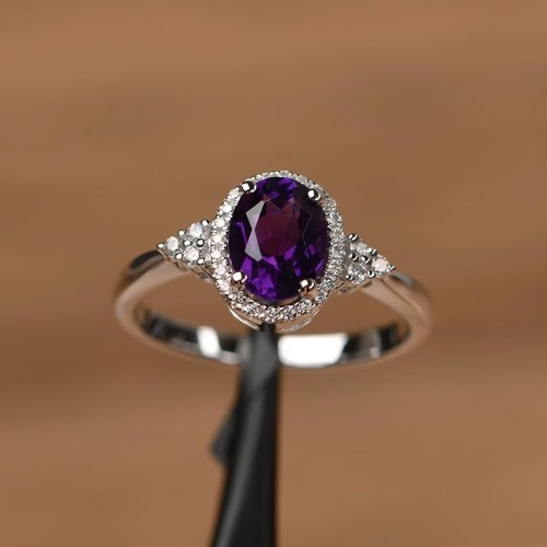 Anello solitario donna - , in