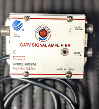 Amplificatore Digitale Terreste Per Antenne Tv Analogica O Digitale Con 2 Uscite