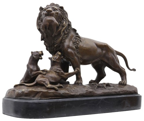 Scultura leone cucciolo - , in