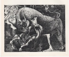 Pablo Picasso -Corrida - Litografia