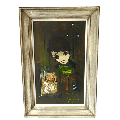 Dipinto olio vintage van - dipinto,