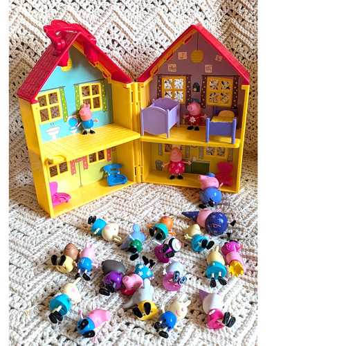 Peppa pig fold out house - fold,