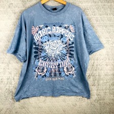 Bershka T-shirt Homme L Bleu