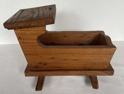 Culla dondolo vintage fatta - dondolo,