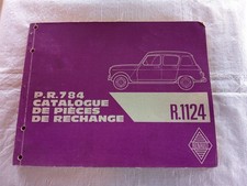 RENAULT 4 R4 R.1124 R1124 Catalogo Ricambi Completo ORIGINALE Renault
