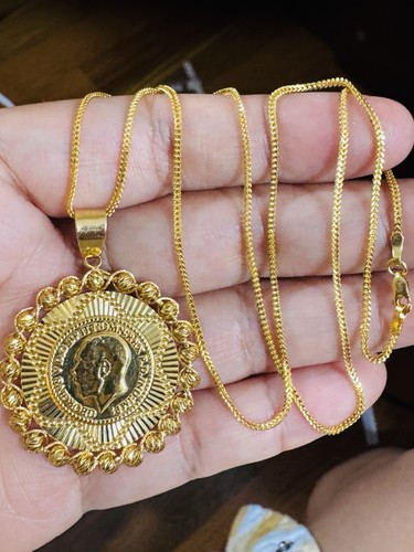 Collana con monete - , rotonde