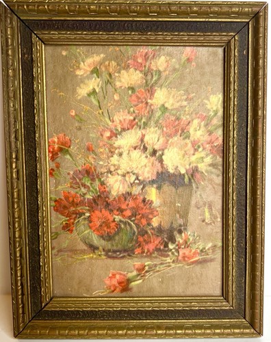 Dipinto olio floreale primi - ad,