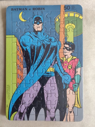 Vintage puzzle batman e - vintage,