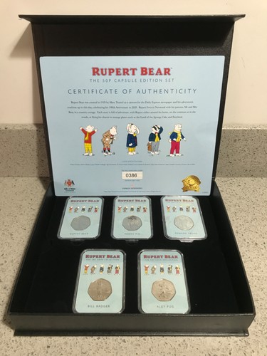 Rupert bear 50p - rupert,