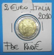2€URO ITALIA 2010 DANTE FDC UNCIRCULATED FIOR DI CONIO DE ROTOLI  