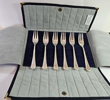 Forchette  da dolce in argento 800 stile Inglese BUGATTI