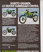 advertising Pubblicità MOTO KAWASAKI KX 1983 -MOTOCROSS  EPOCA MX VINTAGE
