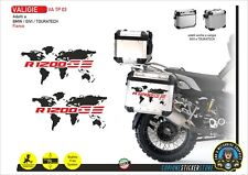 2 Adesivi Stickers Planisfero