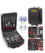 VALIGIA CASSETTA ATTREZZI DA LAVORO KIT UTENSILI 849 PEZZI COMPLETA DI TROLLEY