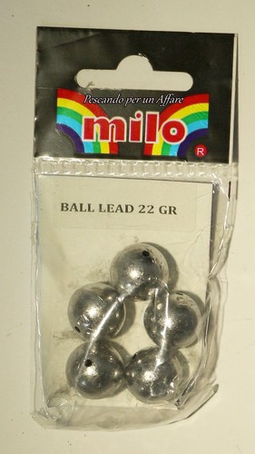 Piombo milo ball lead 22gr - piombo,