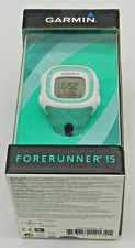 Garmin Forerunner 15 GPS Orologio da Corsa Teal/Bianco - Funzionante con Cavo di Ricarica
