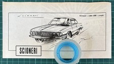 Rara Pubblicità FIAT 1300/1500 Coupe’ SCIONERI del 1962