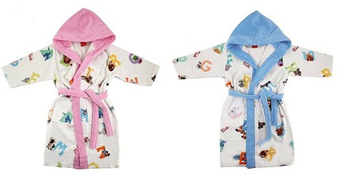 Accappatoio baby alfabeto - accappatoio,
