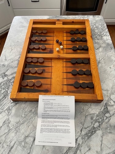 Backgammon legno gigante - backgammon, in