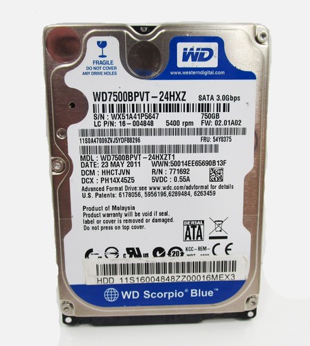 Western digital scorpio blue - digital,