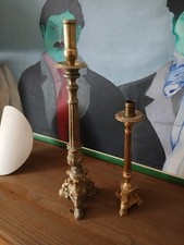 candelabri antichi diciannovesimo secolo in bronzo dorato