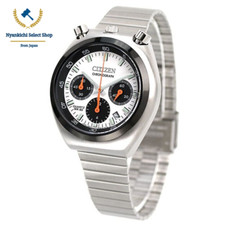 Orologio Uomo Citizen AN3660-81A Bullhead Quadrante Bianco Etichetta Disco Tsuno Cronografo