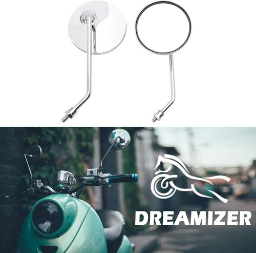 10mm cromo specchietti moto - 10mm,