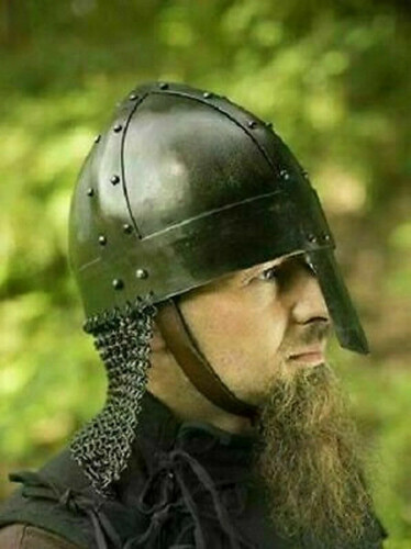 Medieval viking nasal helmet - viking,