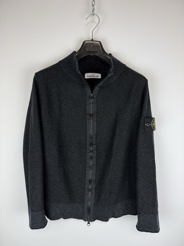 Black stone island zipped - black,