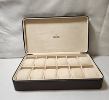 ROLEX BOX STORAGE BROWN