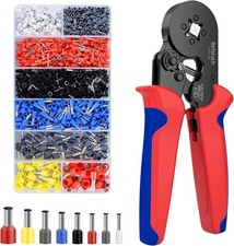 Set Di Pinza Crimpatrice Capicorda, Con 1300 Capicorda Elettrici a Crimpare - Pi