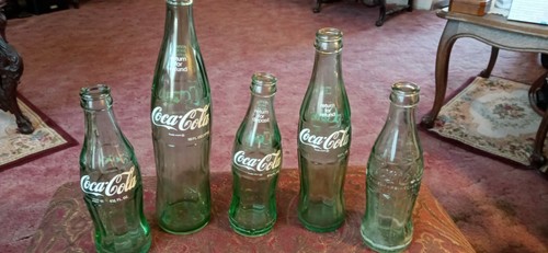 Coca cola bottles various - bottles,