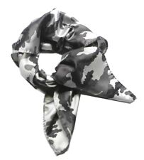 FOULARD UOMO DONNA MIMETICO MAN FAZZOLETTO DA COLLO camouflage Pura SETA M ITALY
