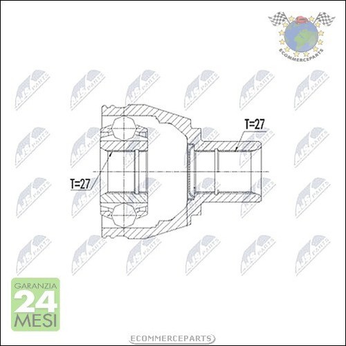 Kit giunto omocinetico ajs - giunto,