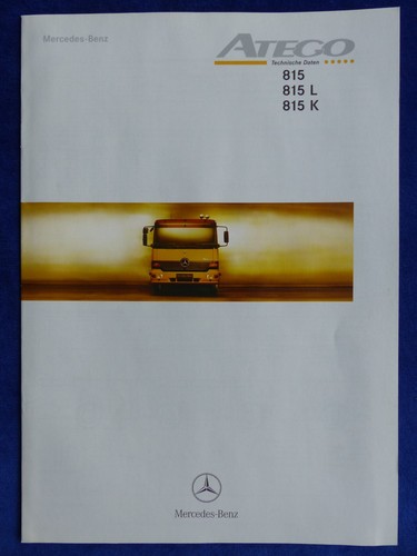 Mercedes camion atego 815 - 815, dati