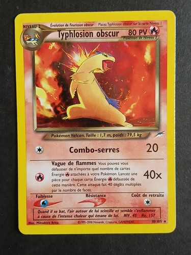 Carte pokémon typhlosion - carte,