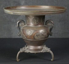 Antico vaso bronzo Ikebana