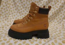 Stivali Timberland Sky 6 IN stringati grano nabuk plateau 0A2KMU donna taglia 6uk