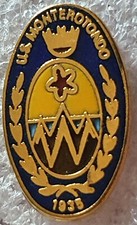 Distintivo calcio ⚽ REAL MONTEROTONDO SCALO 1935 ROMA pin LAZIO spilla SMALTO 